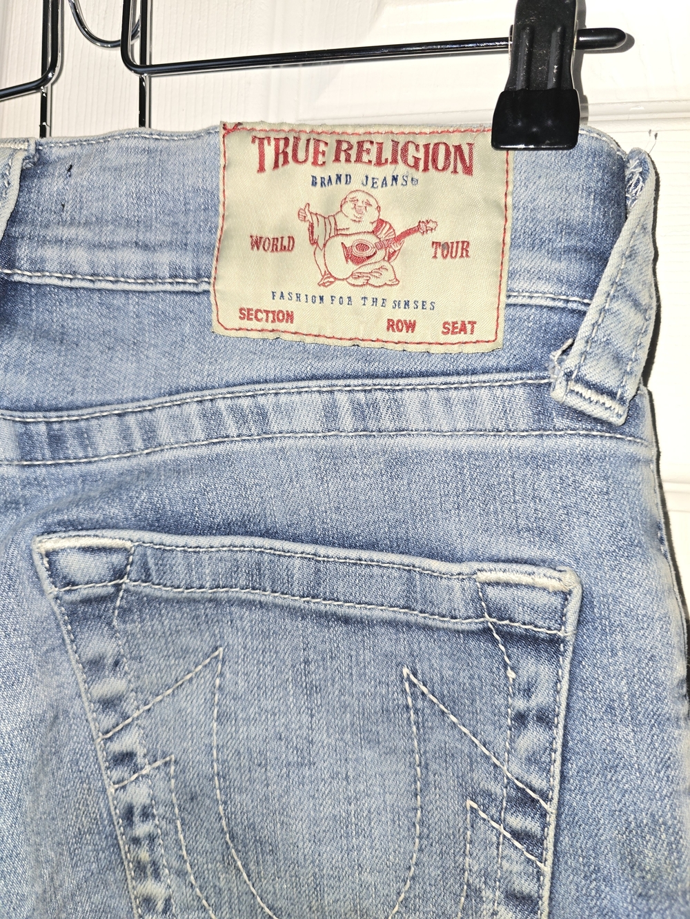 True Religion Women's Light Blue Denim Jeans